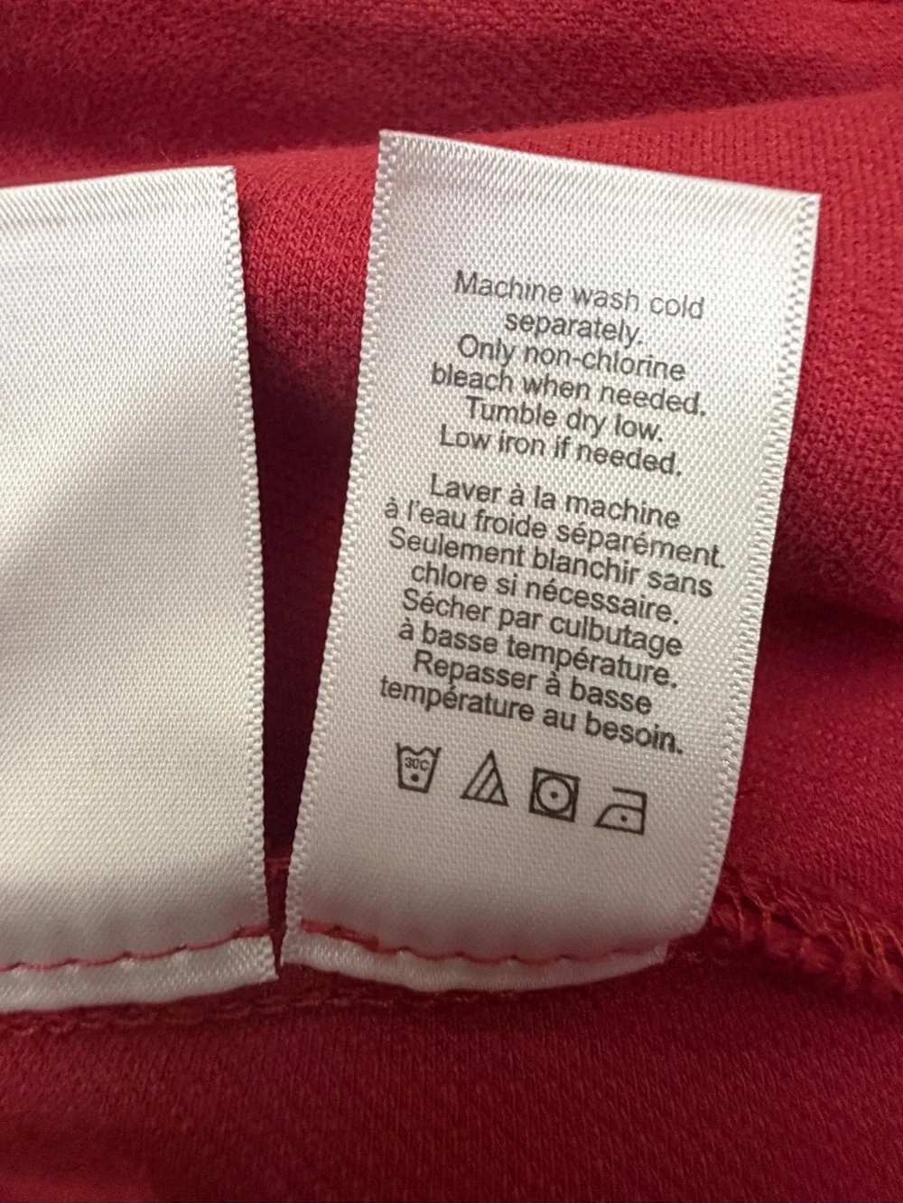 Coldwater Creek Knit Denim Jacket - Dover red - size M Petite - Picture 7 of 7